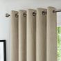 Sheldon Natural Ready Made Eyelet Curtains