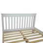 Siene White Wooden Bed Frame