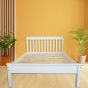 Siene White Wooden Bed Frame