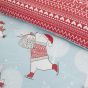 Skating Fun Duck Egg Cotton Toddler Duvet Set