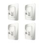 Super Strong Self Adhesive Hooks 4 Pack