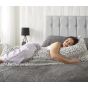 Fur Body Pillow White Snow Leopard