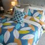 Stockholm Navy Cotton Mix Duvet Cover Set