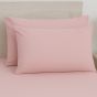 Supersoft Easy Care Pink Brushed Polyester Pillowcase Pair