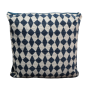 Takieta Diamond Navy Filled Cushion