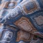 Tangiers Blue Cotton Mix Duvet Cover Set
