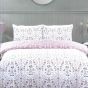 Tangiers Mauve and Olive Cotton Mix Duvet Set