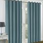 Zurich Teal 90x90 Ready Made Blackout Eyelet Curtains