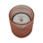LED Terracotta Glass Candle