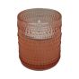 LED Terracotta Glass Candle