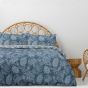 Theo Navy Cotton Rich Duvet Set 