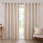 Toulon Blush Ready Made Eyelet Curtains