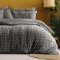 Trafalgar Charcoal Duvet Set