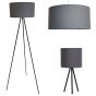 Tristen Grey Table Lamp