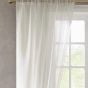 Plain White Voile Panel