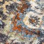 Verdi Rosette Blue Rug