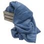 Waffle Navy Throw 200x240cm