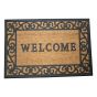 Patterned Welcome Coir Door Mat