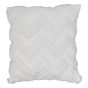 Nyla Zig Zag White Filled Cushion 