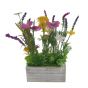 Wild Flowers In Wooden Box