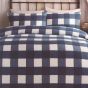 Willington Navy Flannelette Duvet Set