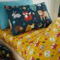 Woodland Friends Ochre Cotton Mix Fitted Sheet Range