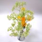 Yellow Pom Poms in Vase 