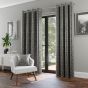 Zambezi Silver Ready Made Eyelet Curtains
