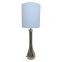 Zuri White Chrome Table Lamp