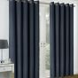 Zurich Navy 90x90 Ready Made Blackout Eyelet Curtains