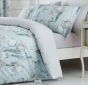 Tulip Duck Egg Cotton Mix Duvet Set