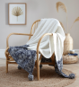 Dahlia Throw Navy 125x150cm