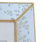 Gold Floral Mirrored Photo Frame