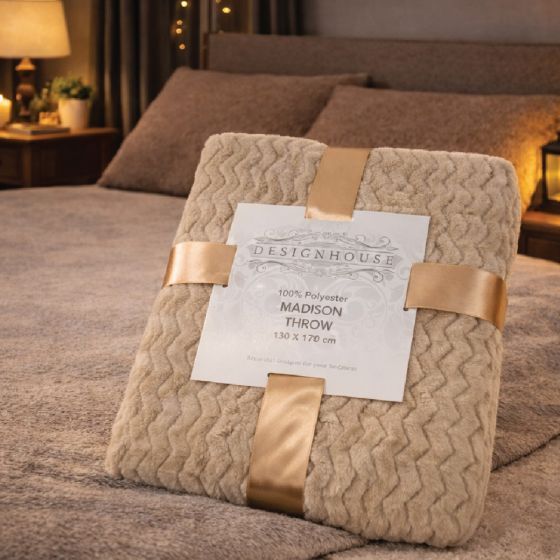Madison Natural Throw 130x170cm