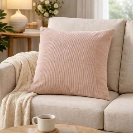 Annie Blush Filled Cushion 60x60cm