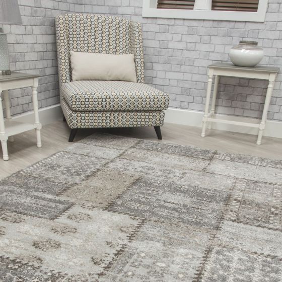 Antika Patchwork Natural Rug