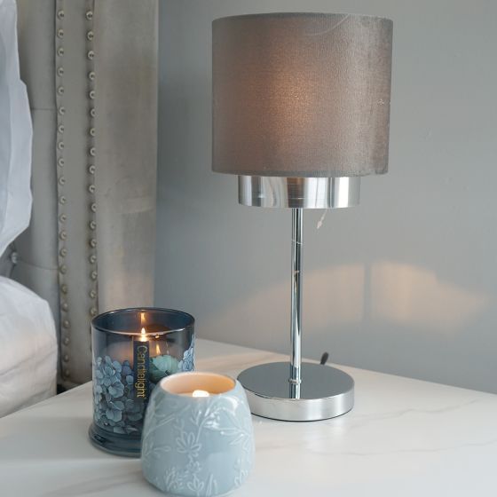 Appleby Silver Table Lamp