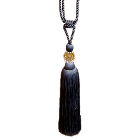 Bali Grey Rope Tie Back