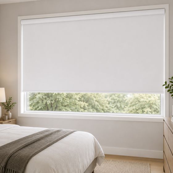 Blackout White Roller Blind