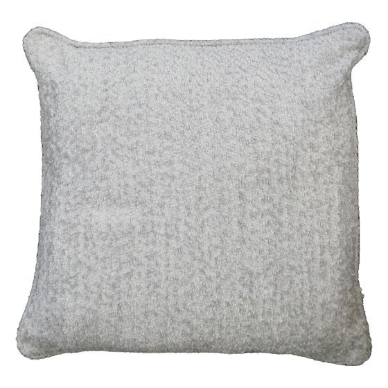 Boucle Silver Filled Cushion