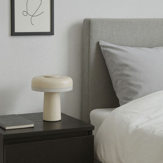 Cali Recharge Cream Table Lamp