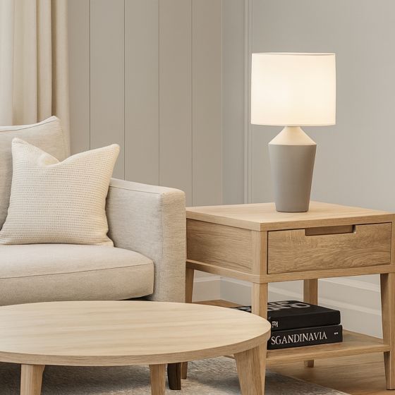 Camden Grey Table Lamp