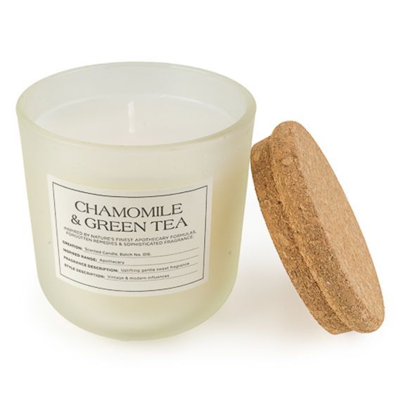 Chamomile and Green Tea 10cm Lidded Candle