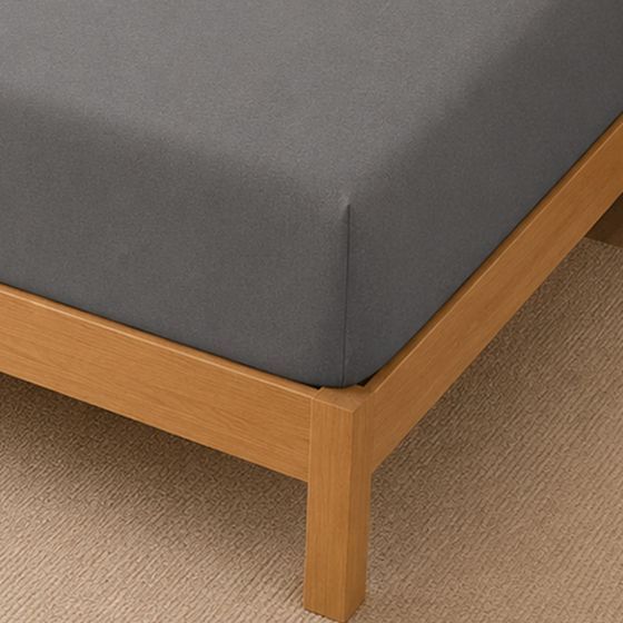 Flannelette Charcoal Extra Deep Fitted Sheet