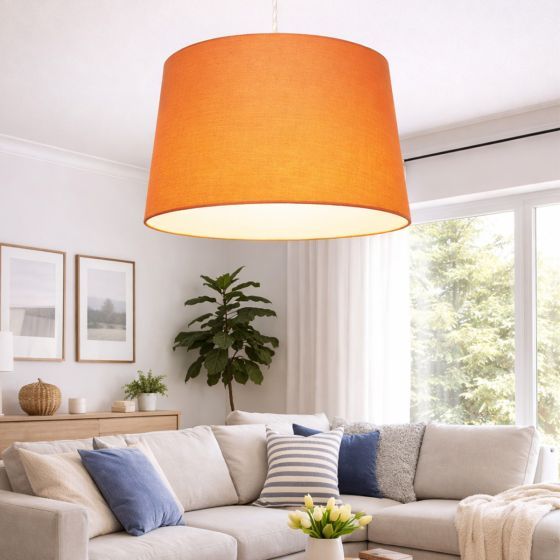 Cotton Terracotta Coral Shade