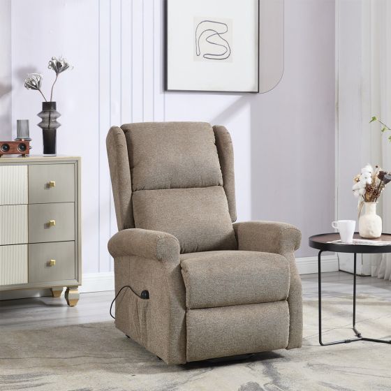 Denton Electric Recliner Tilt Brown Chair