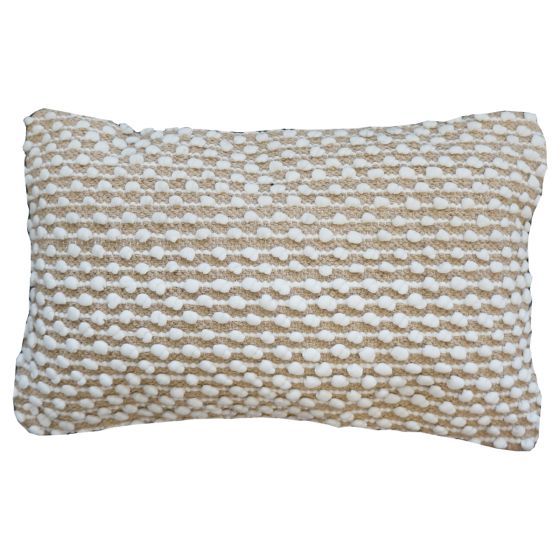 Dottie Beige Filled Cushion