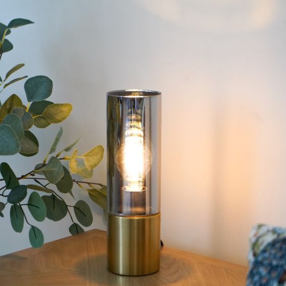 Nantes Antique Brass Table Lamp