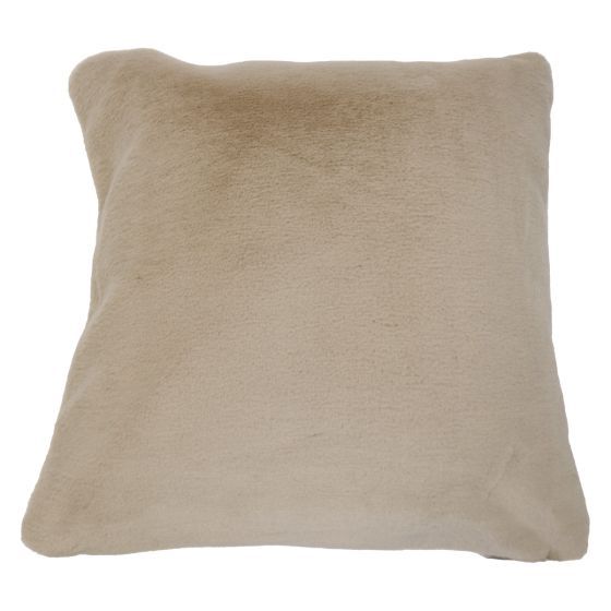 Faux Fur Natural Cushion Cover