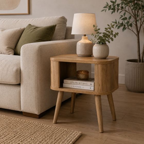 Glenroe Natural Lamp Table